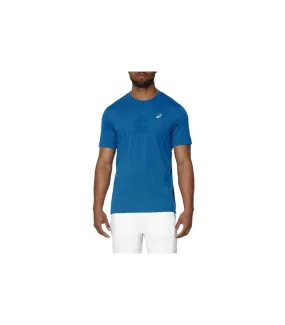 Camiseta Asics SS Crew Thunder Blue