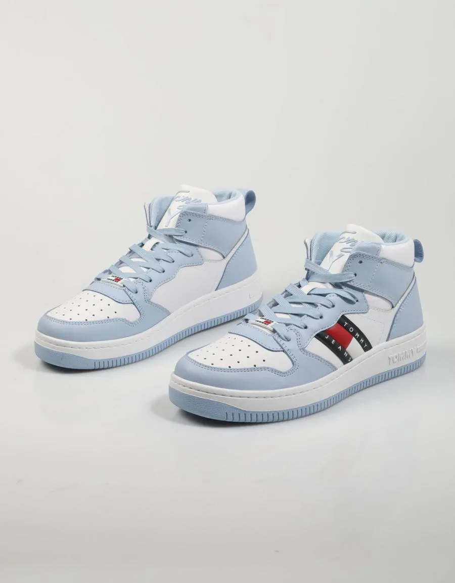  sneakers TOMMY HILFIGER Tommy Jeans Mid Pop Basket Wmn en White 79912